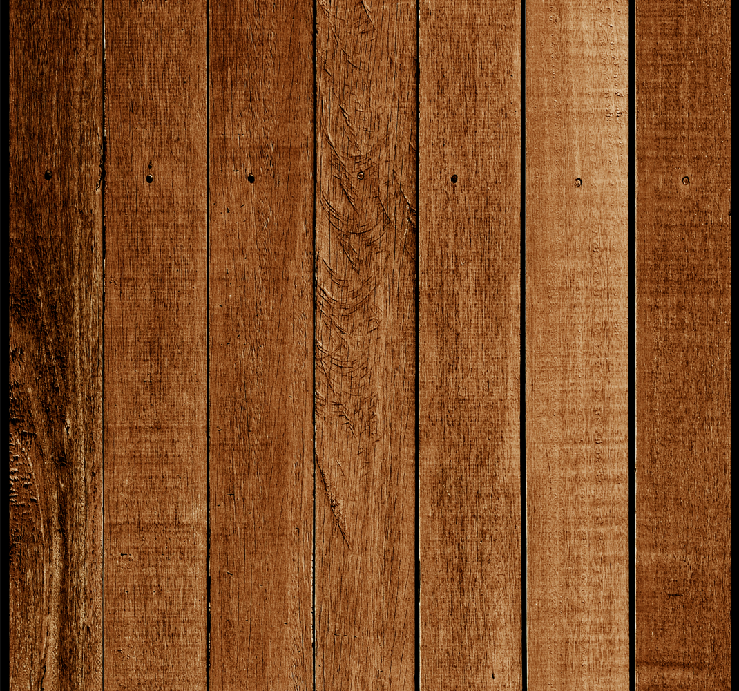 Brown vinyl rug with rustic wood look - TenStickers