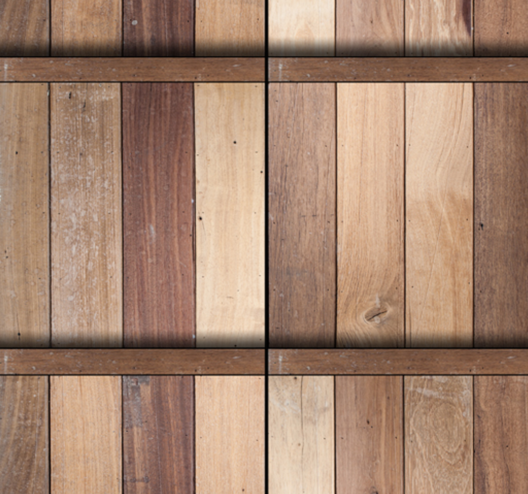 Brown vinyl rug for a calming brown ambiance - TenStickers