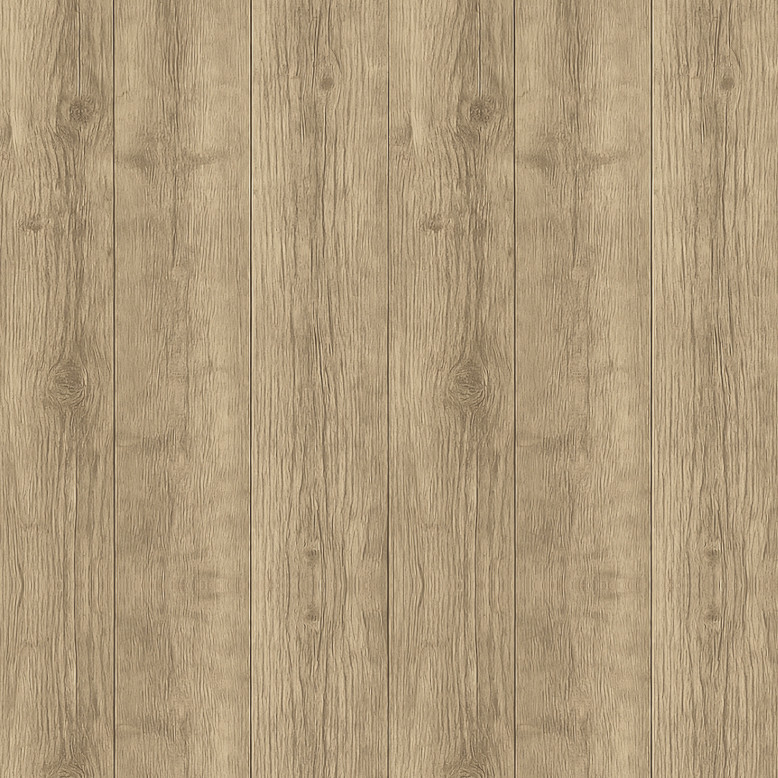 Brown vinyl rug natural sanded oak vertical - TenStickers