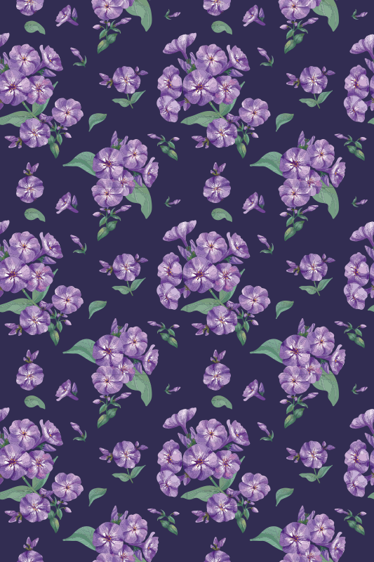 Purple vinyl rug in violet shade for your space - TenStickers