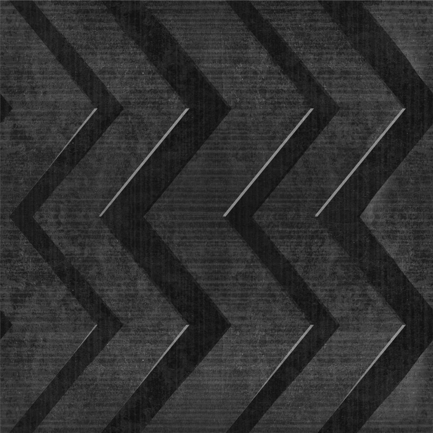 Black vinyl rug with black steel stripes - TenStickers