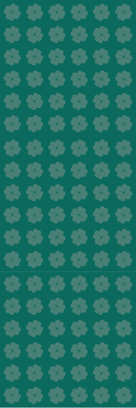Green vinyl rug with st. patrick's day design - TenStickers