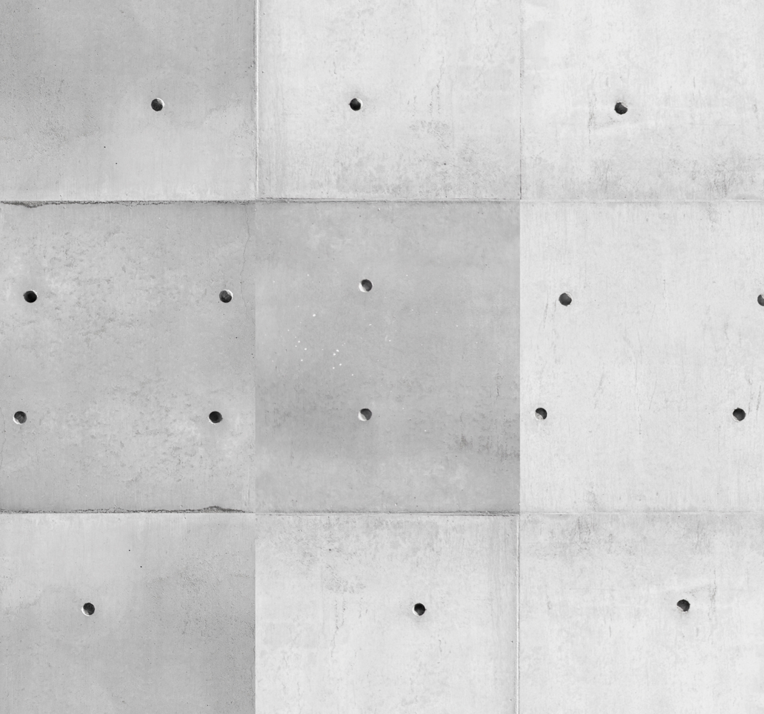 Outdoor vinyl rug minimalist concrete panels - TenStickers