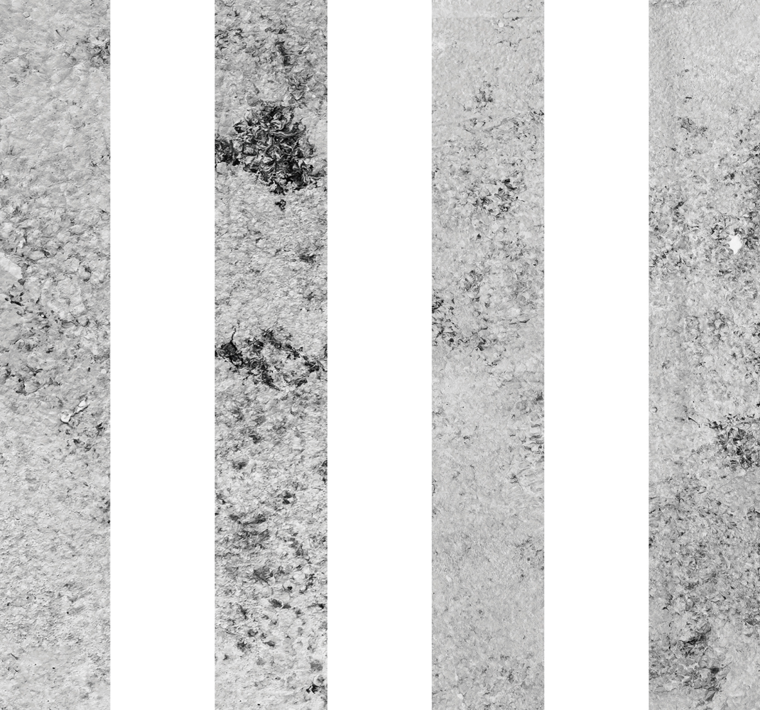 Outdoor vinyl rug in grey wallpaper style - TenStickers