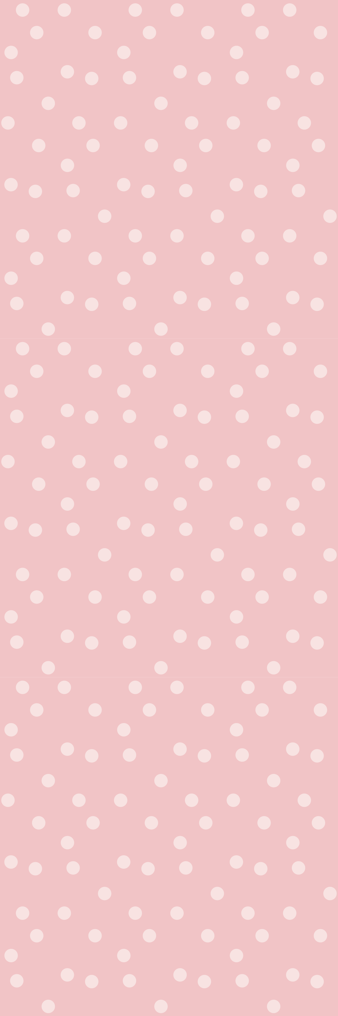 Pink vinyl rug with soft pastel dot design - TenStickers