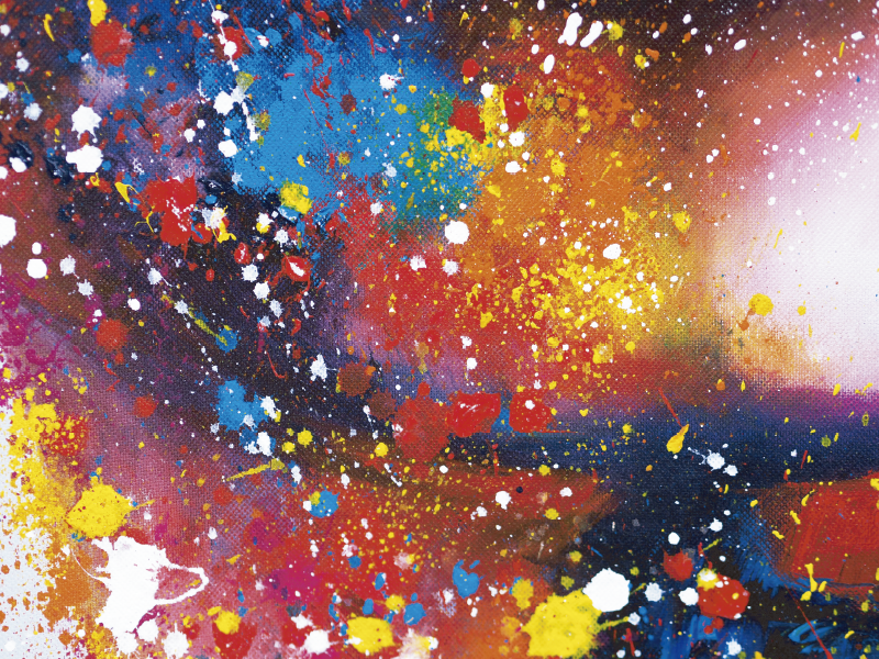 Vinyl rug Modern Abstract Painting - TenStickers