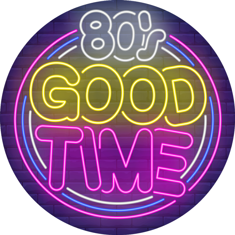 80's Good Time custom vinyl rug - TenStickers