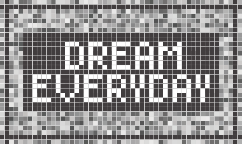 Dream Everyday custom vinyl rug - TenStickers
