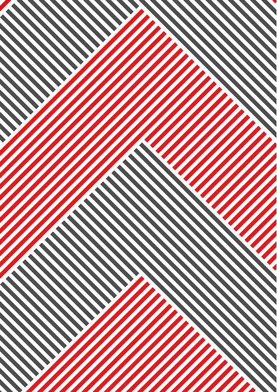 Chevron Striped Pattern stripes vinyl rug - TenStickers