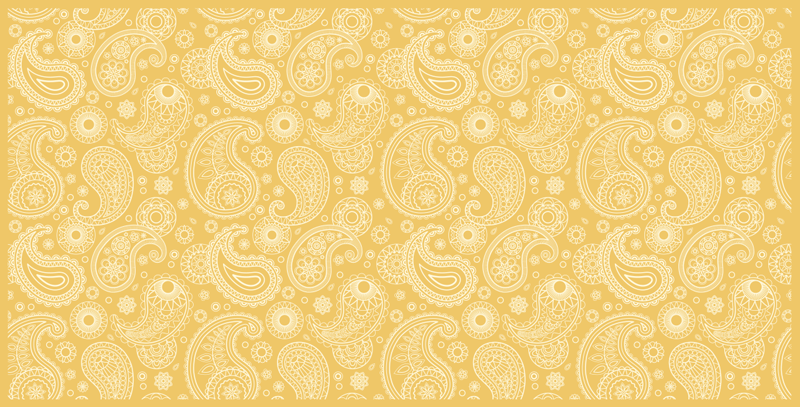 Paisley Intricacy texture vinyl rug - TenStickers