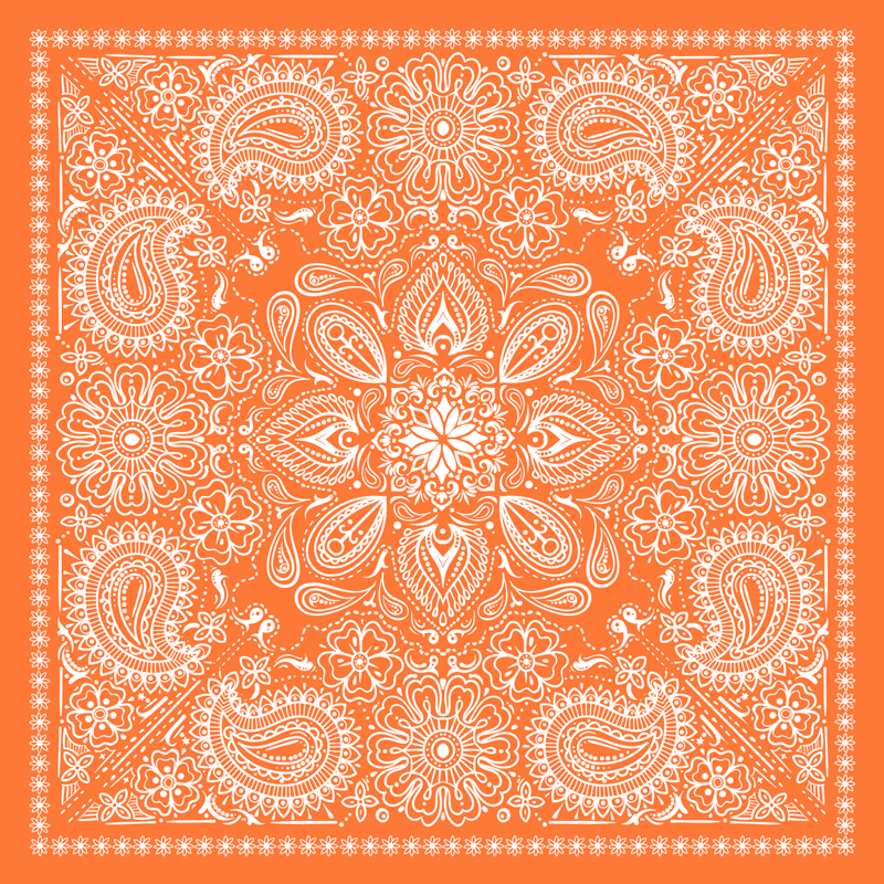 Mandala vinyl rug mandala design - TenStickers