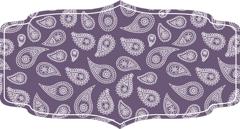 Mandala vinyl rug with paisley mandala design - TenStickers