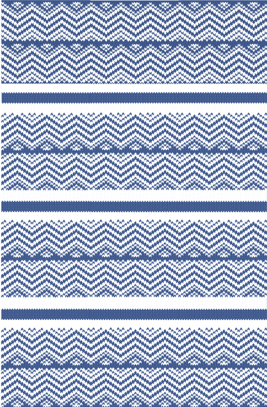 Chevron stripes pattern stripes vinyl rug - TenStickers