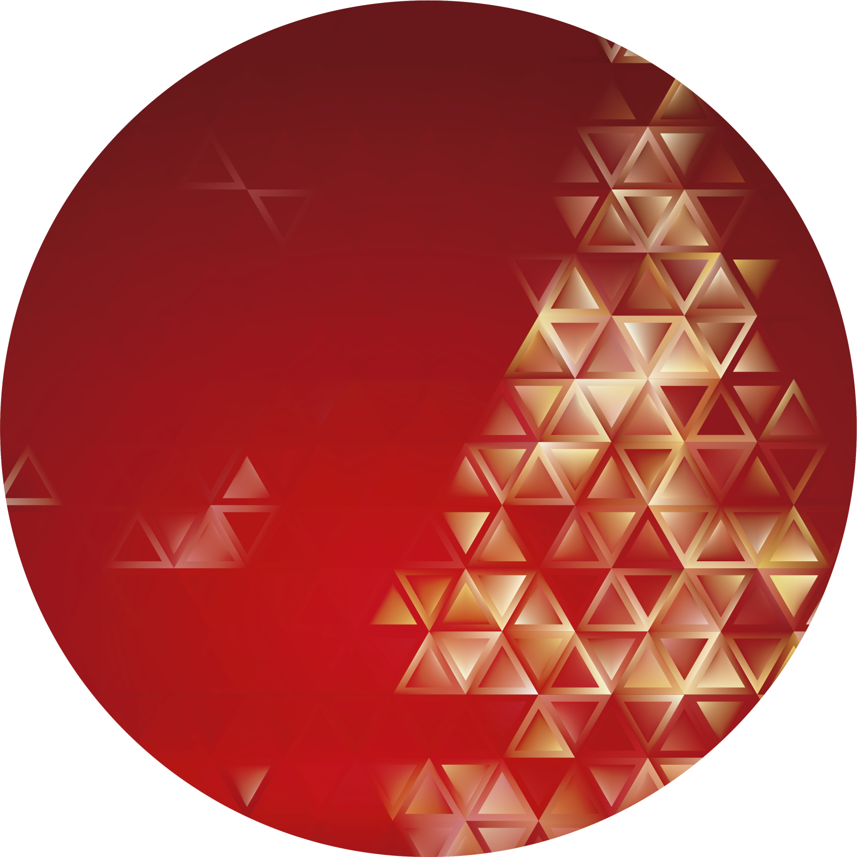 Geometric vinyl rug geometric ombre sphere - TenStickers