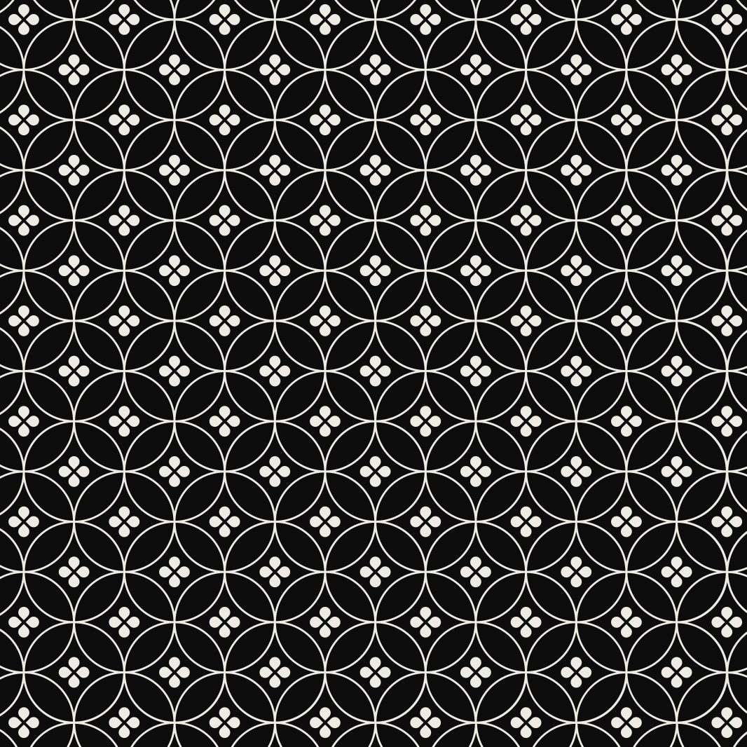 Flower tiles floral vinyl rug - TenStickers