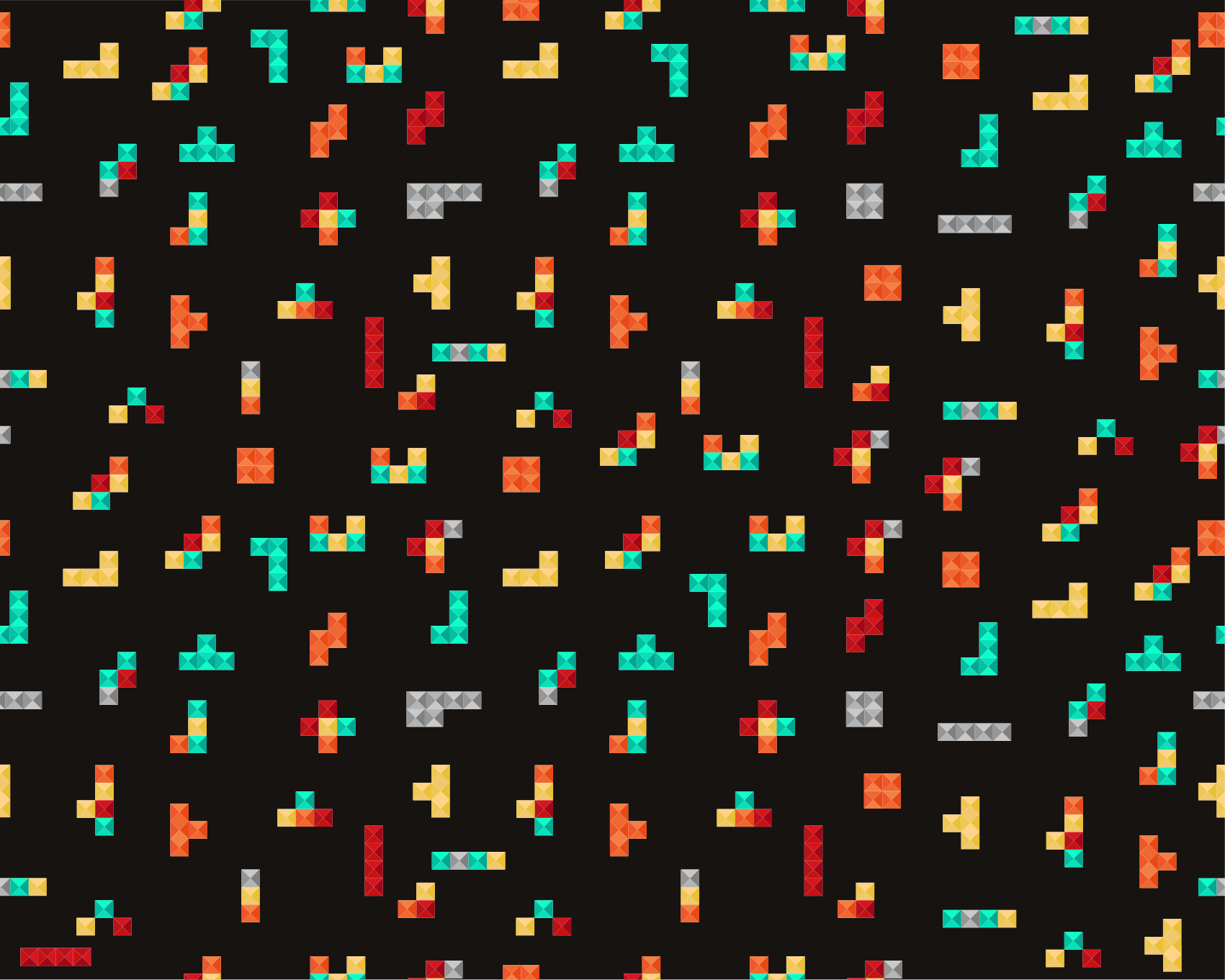 Tetris Theme gaming vinyl rug - TenStickers