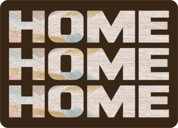 Home wood effect vinyl rug - TenStickers