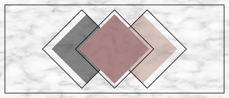 Marble vinyl rug marble geometrics design - TenStickers