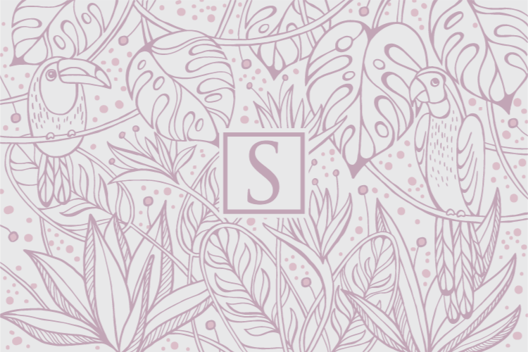 Custom jungle motif custom vinyl rug - TenStickers