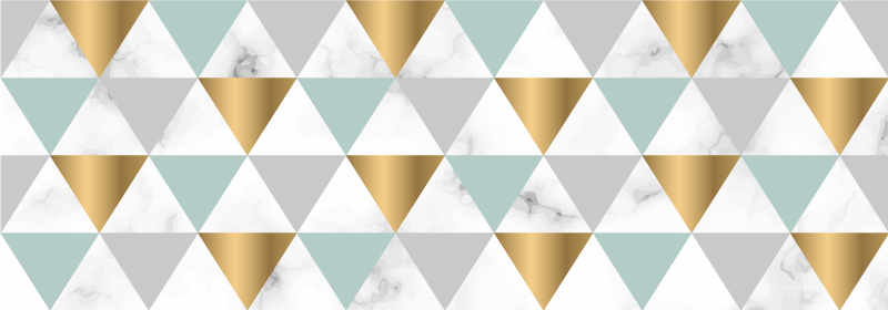 marble triangles geometric rugs - TenStickers