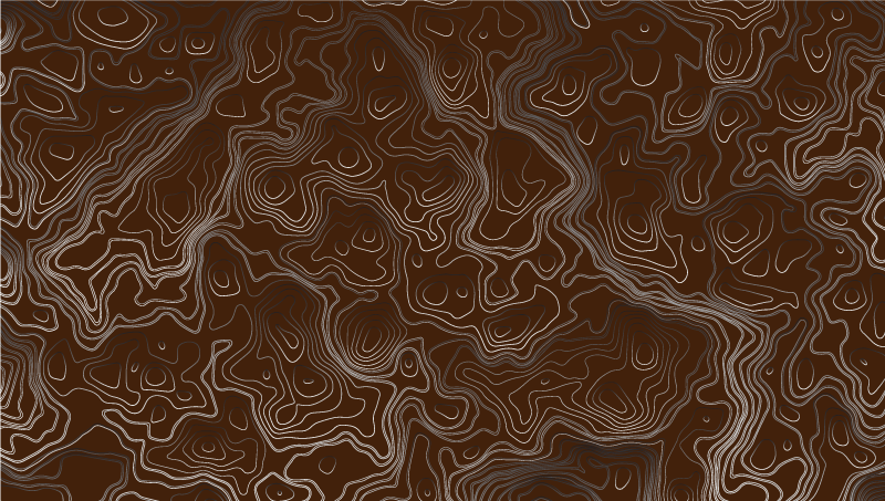 Contour Topographic living room vinyl rug - TenStickers