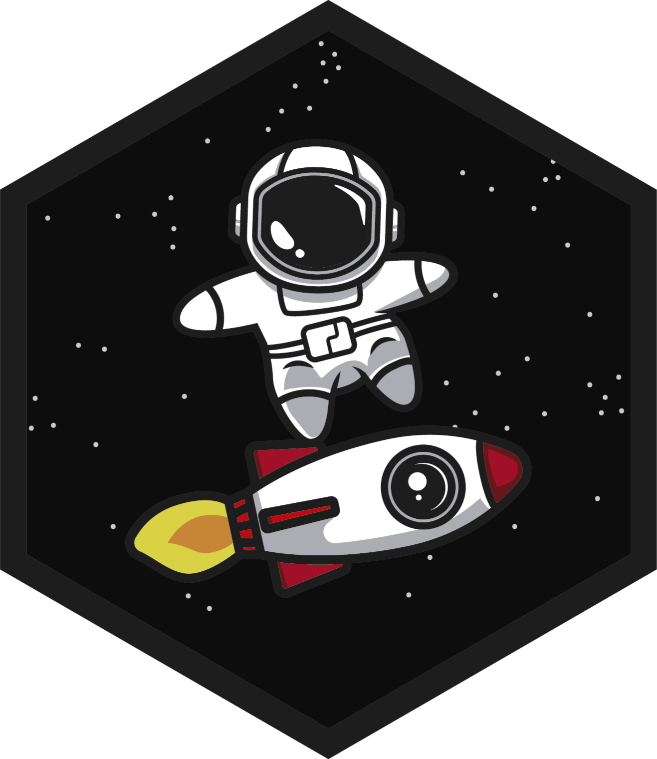 Astronaut Adventure kids vinyl rug - TenStickers