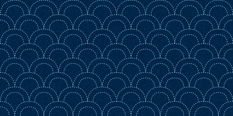 Denim style blue arches texture vinyl carpet - TenStickers