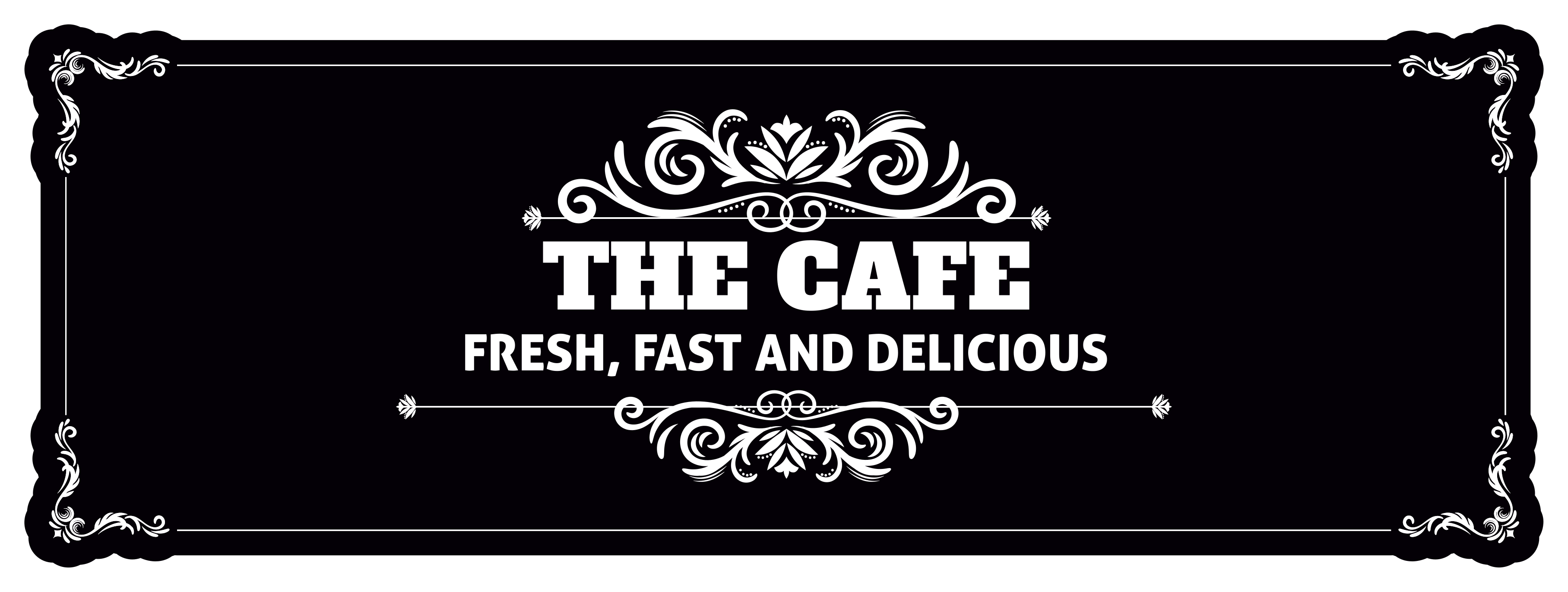 Cafe Fresh Delicious custom vinyl rug - TenStickers