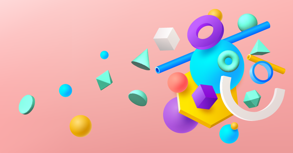Geometric vinyl rug in an array of shapes - TenStickers