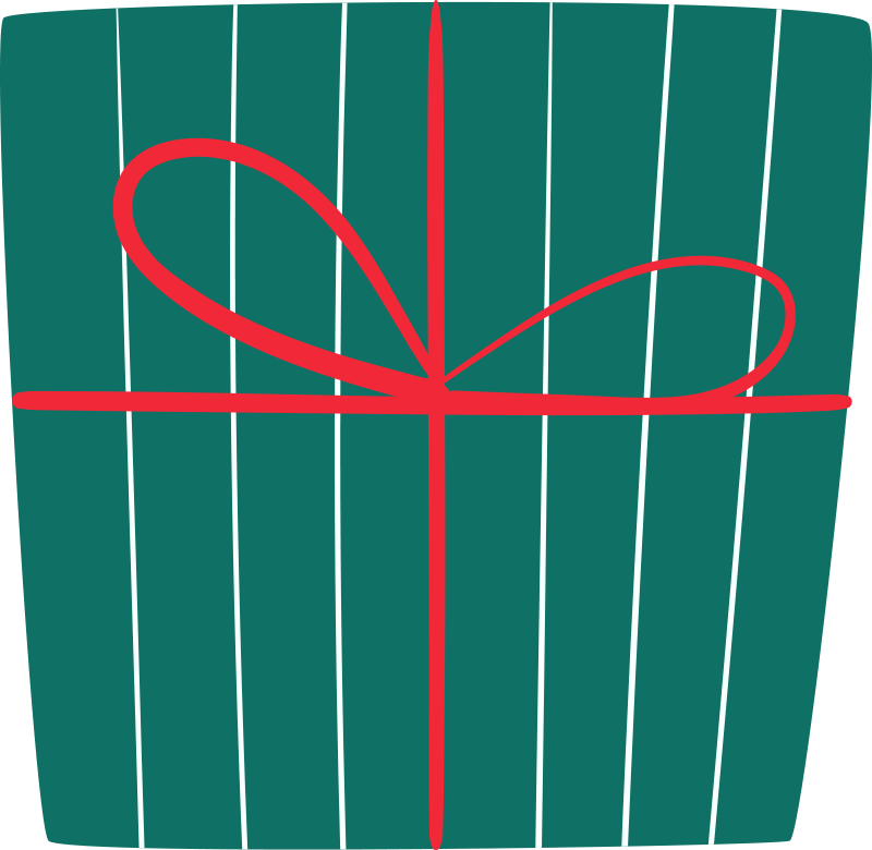 Green Red Lines stripes vinyl rug - TenStickers