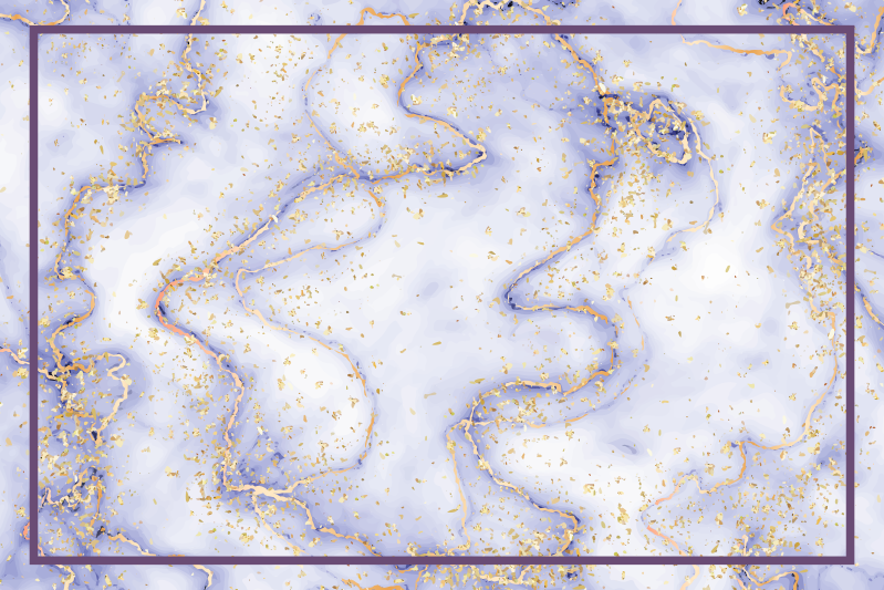 Marbled Gold Splatter marble vinyl rug - TenStickers