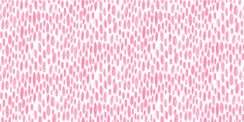 Pink Watercolor Dots teenage bedroom vinyl rug - TenStickers