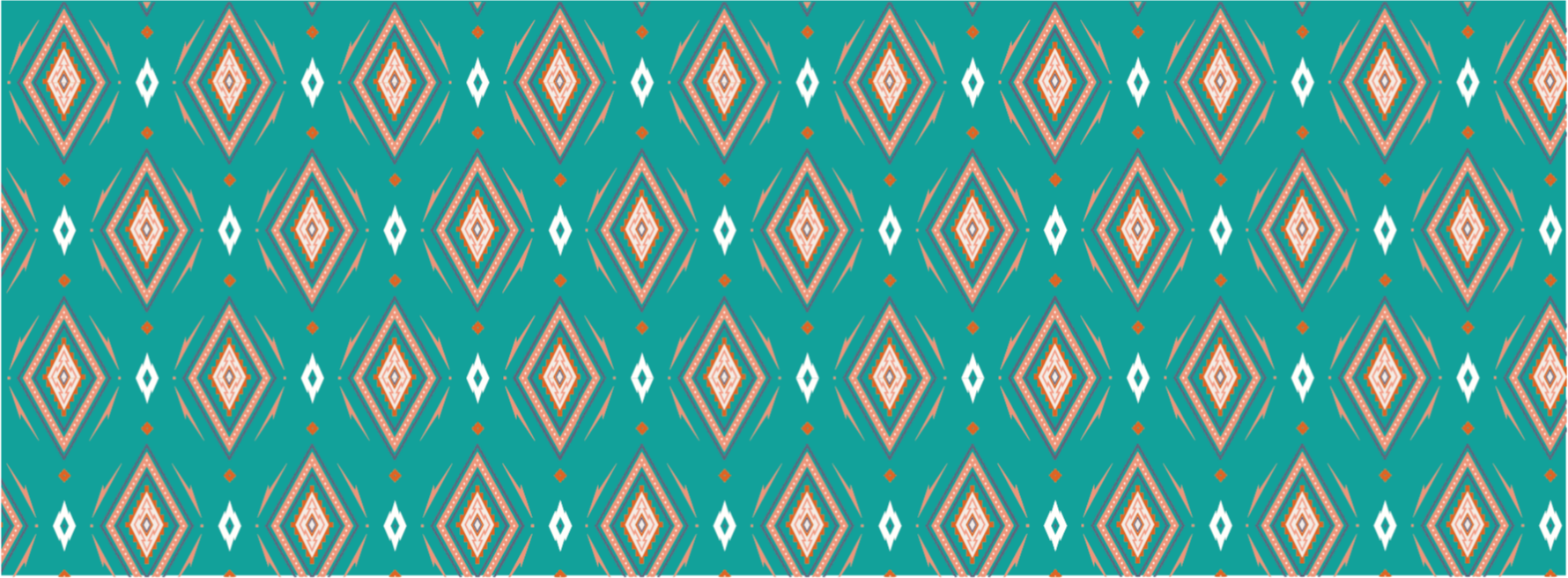Geometric vinyl rug geometric pattern runner - TenStickers