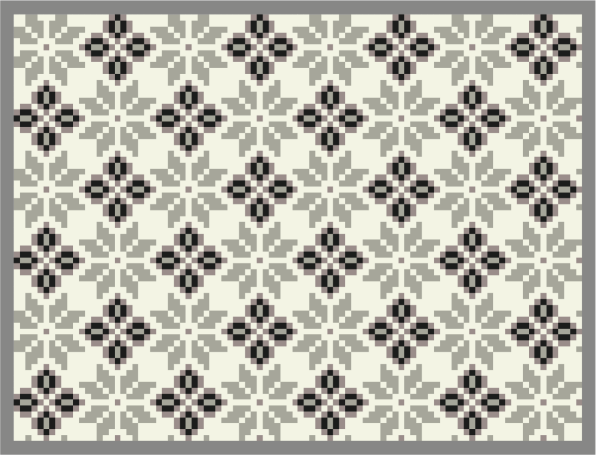 Simple nordic style  nordic rug - TenStickers