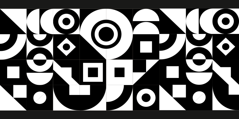Geometric vinyl rug abstract geometric set - TenStickers