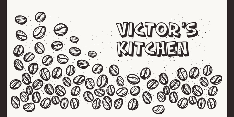 background with coffee beans modern rug - TenStickers