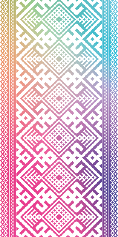 Geometric Playtime kids vinyl rug - TenStickers