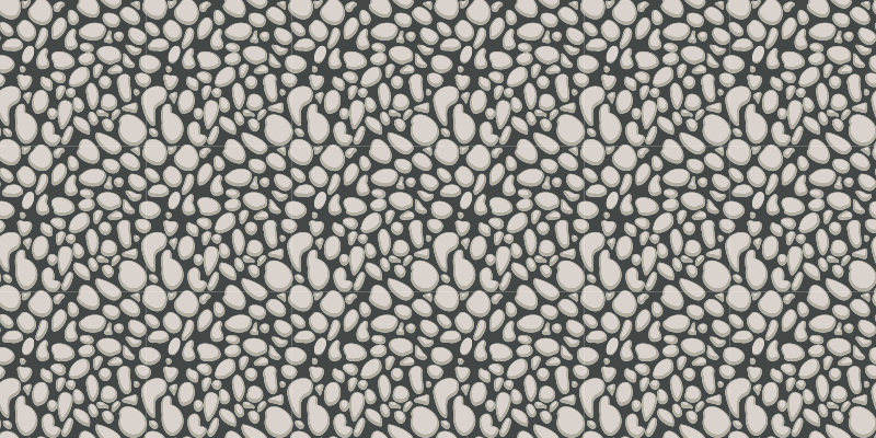 Pebble Pattern texture vinyl rug - TenStickers