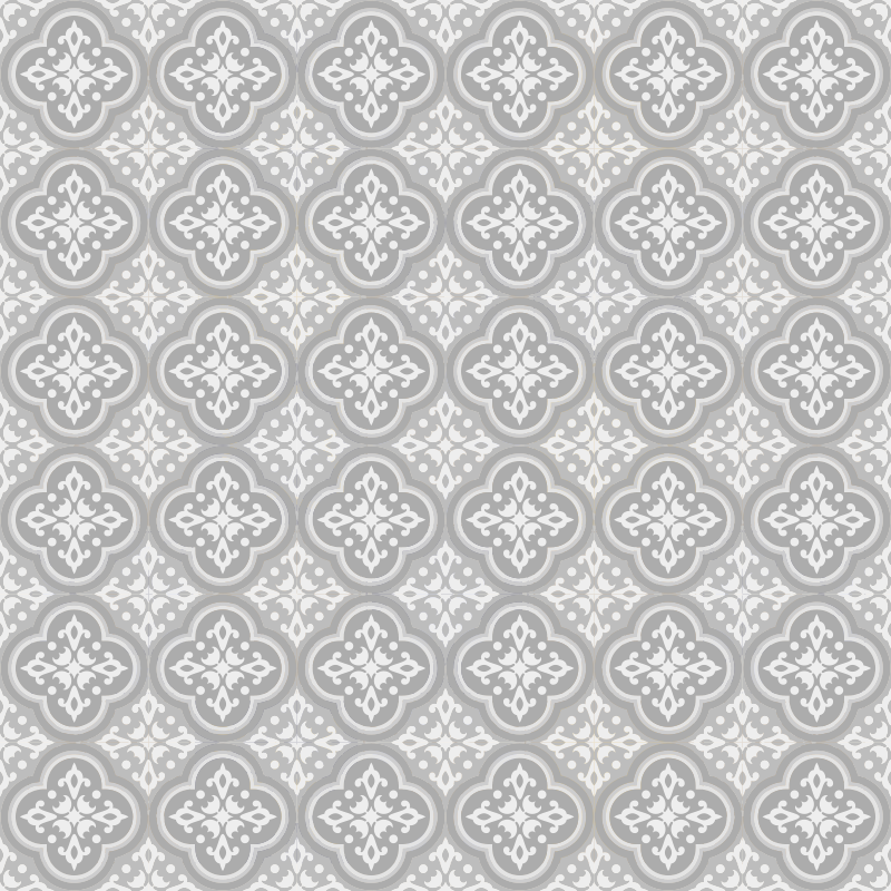 Grey Portuguese tile carpet - TenStickers
