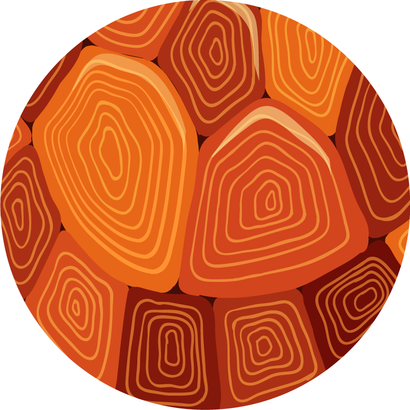 Organic Contours texture vinyl rug - TenStickers