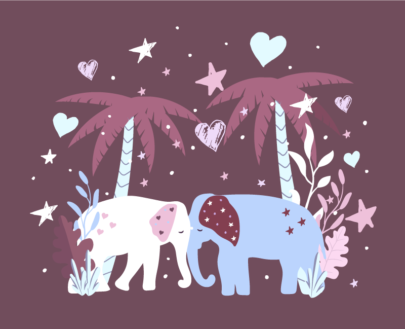 Children's Safari kids vinyl rug - TenStickers