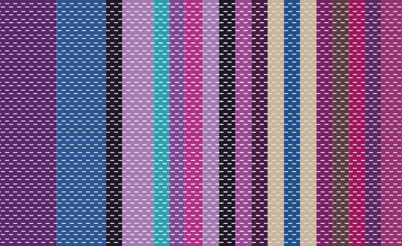 Striped Colorful Lines bedroom vinyl rug - TenStickers