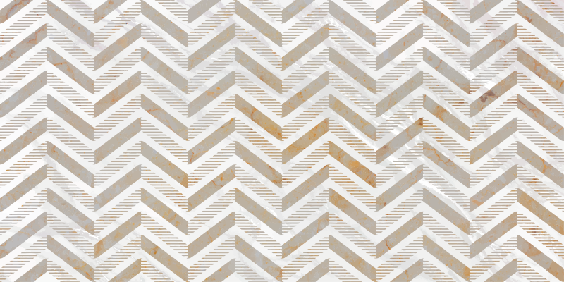 Stylish chevron kitchen vinyl rug - TenStickers