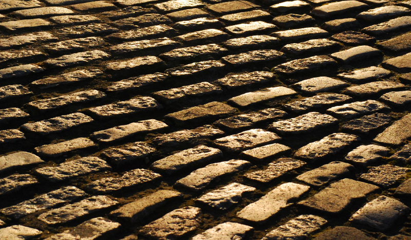 Scottish cobbles stone floor tiles - TenStickers