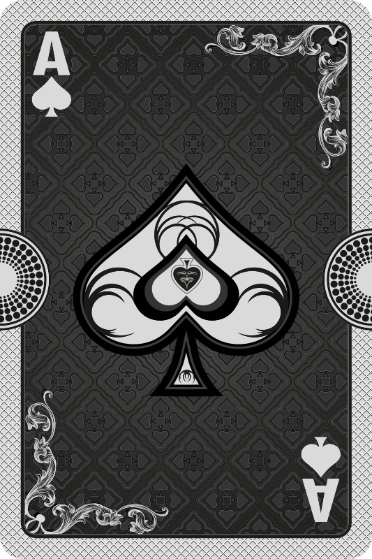 Playing Card Ace gaming vinyl rug - TenStickers