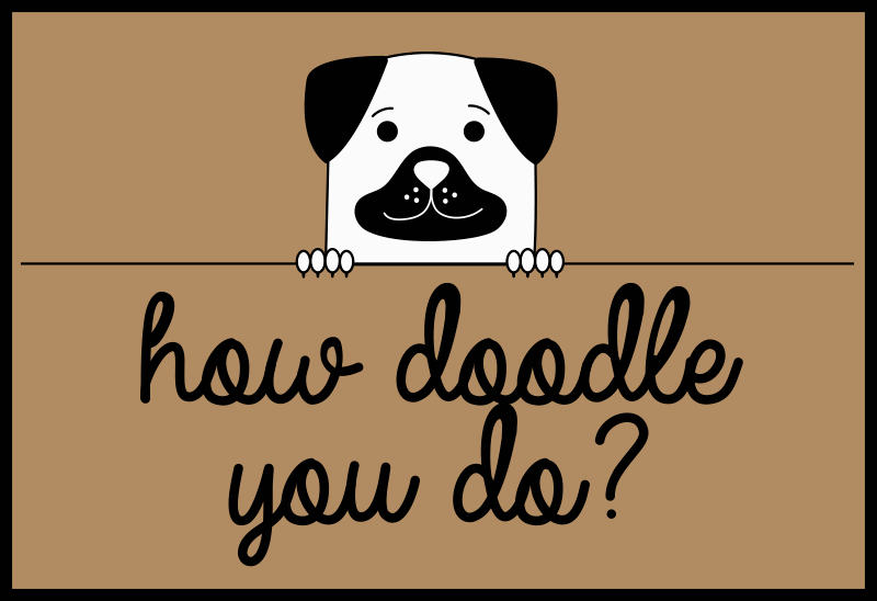 How doodle you do? animal rug - TenStickers