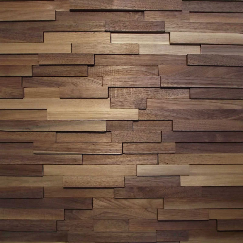 Wooden plank 3d texture wood effect vinyl rug - TenStickers
