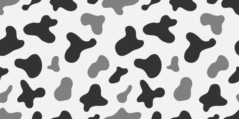 Cow Pattern Design animal print vinyl rug - TenStickers