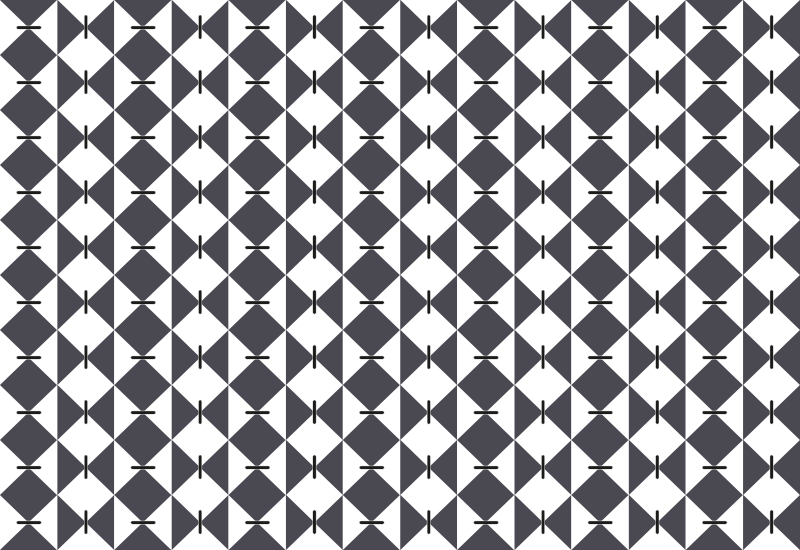 Modern Diamond Pattern geometric vinyl rug - TenStickers