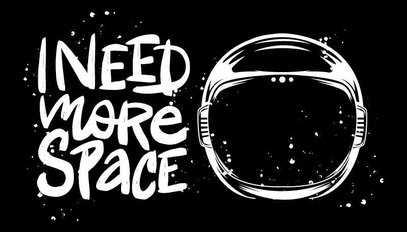 I  need space custom vinyl rug - TenStickers